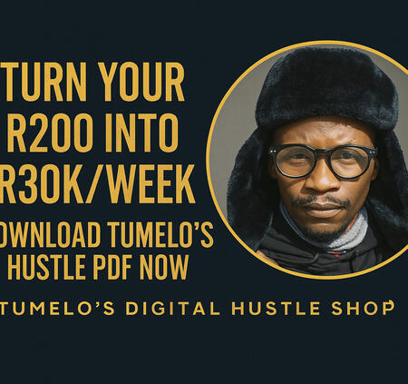 Start your digital hustle journey with Tumelo's proven tools & mentorship.